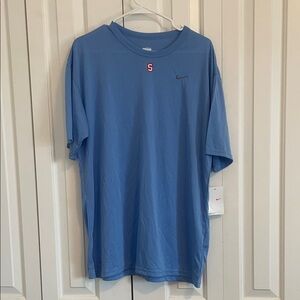 Nike Sky Blue Men's Short Sleeve Dri Fit Tee